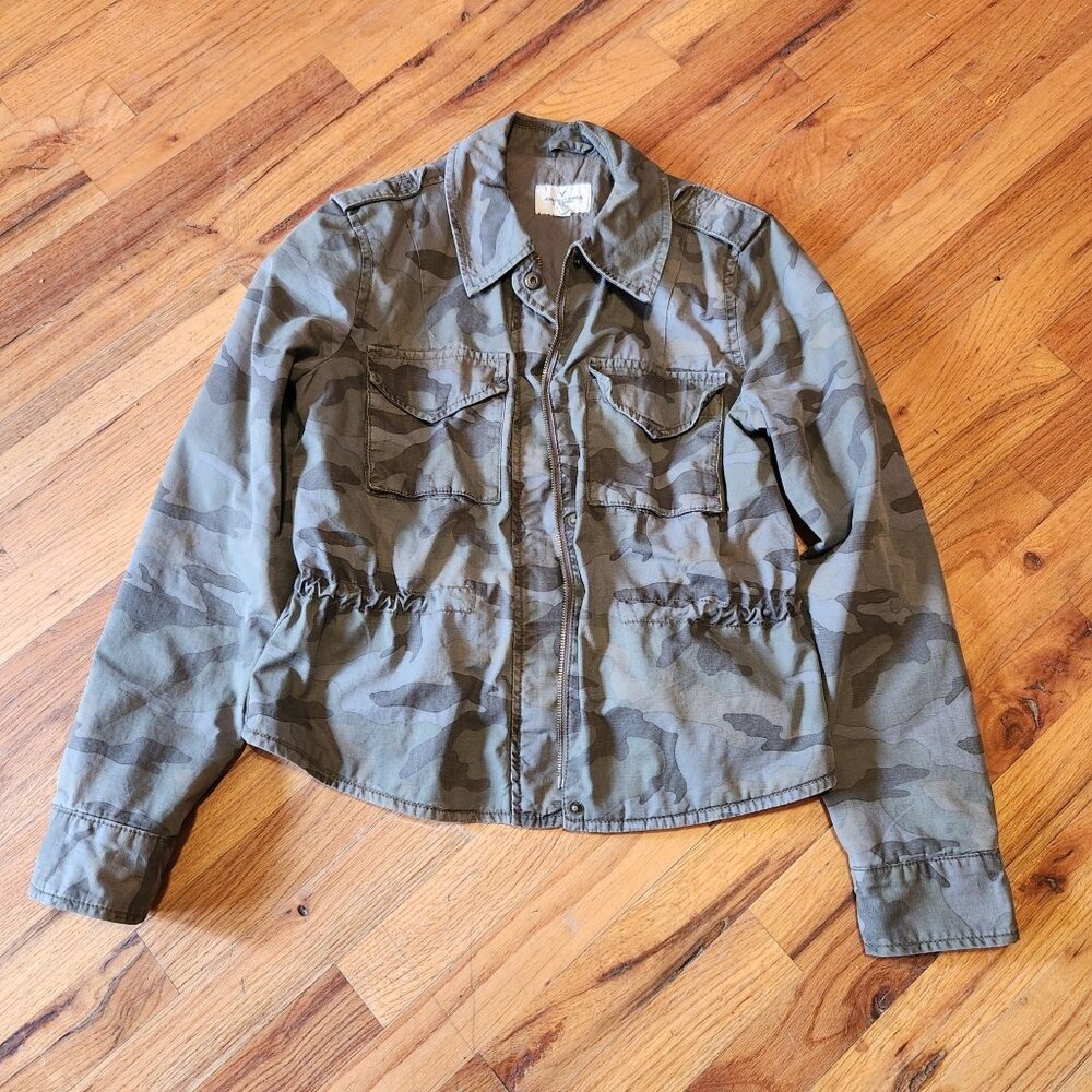 Vintage American Eagle Outfitters Camouflage Utility Jacket S/P Quilted Lining 1